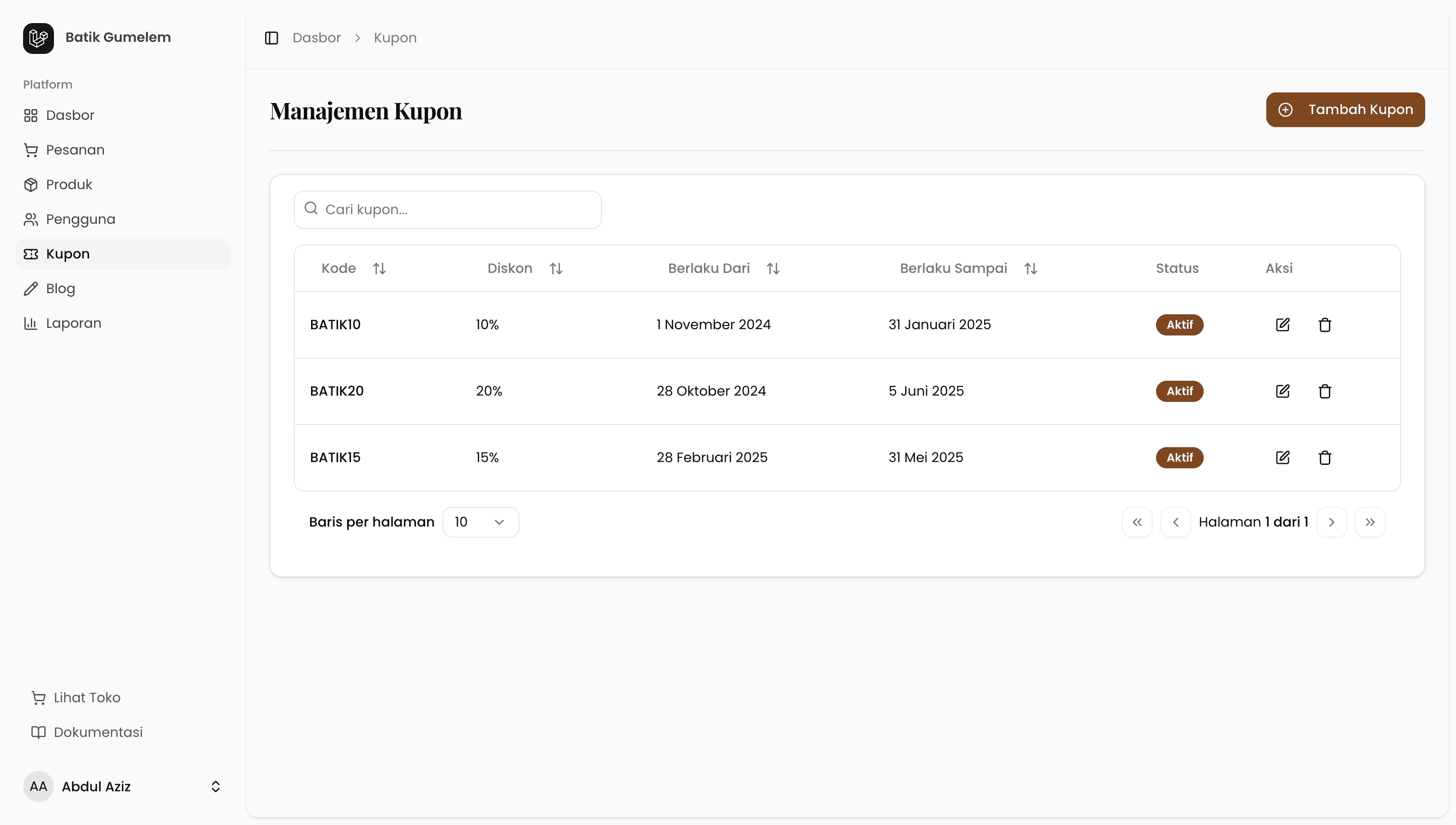 Batik Gumelem — Advanced E-Commerce Ecosystem visualization 16
