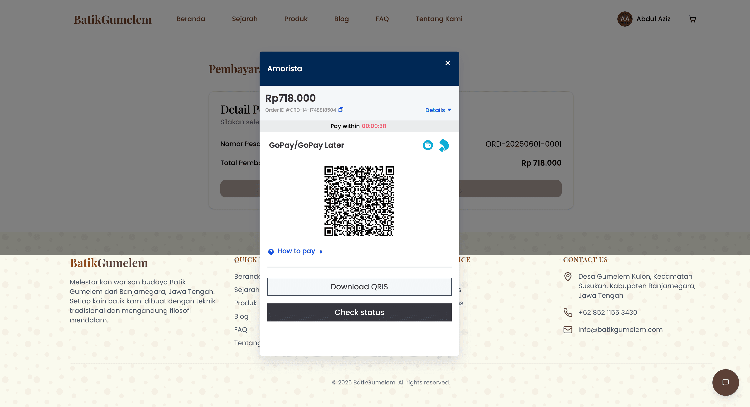 Batik Gumelem — Advanced E-Commerce Ecosystem visualization 5