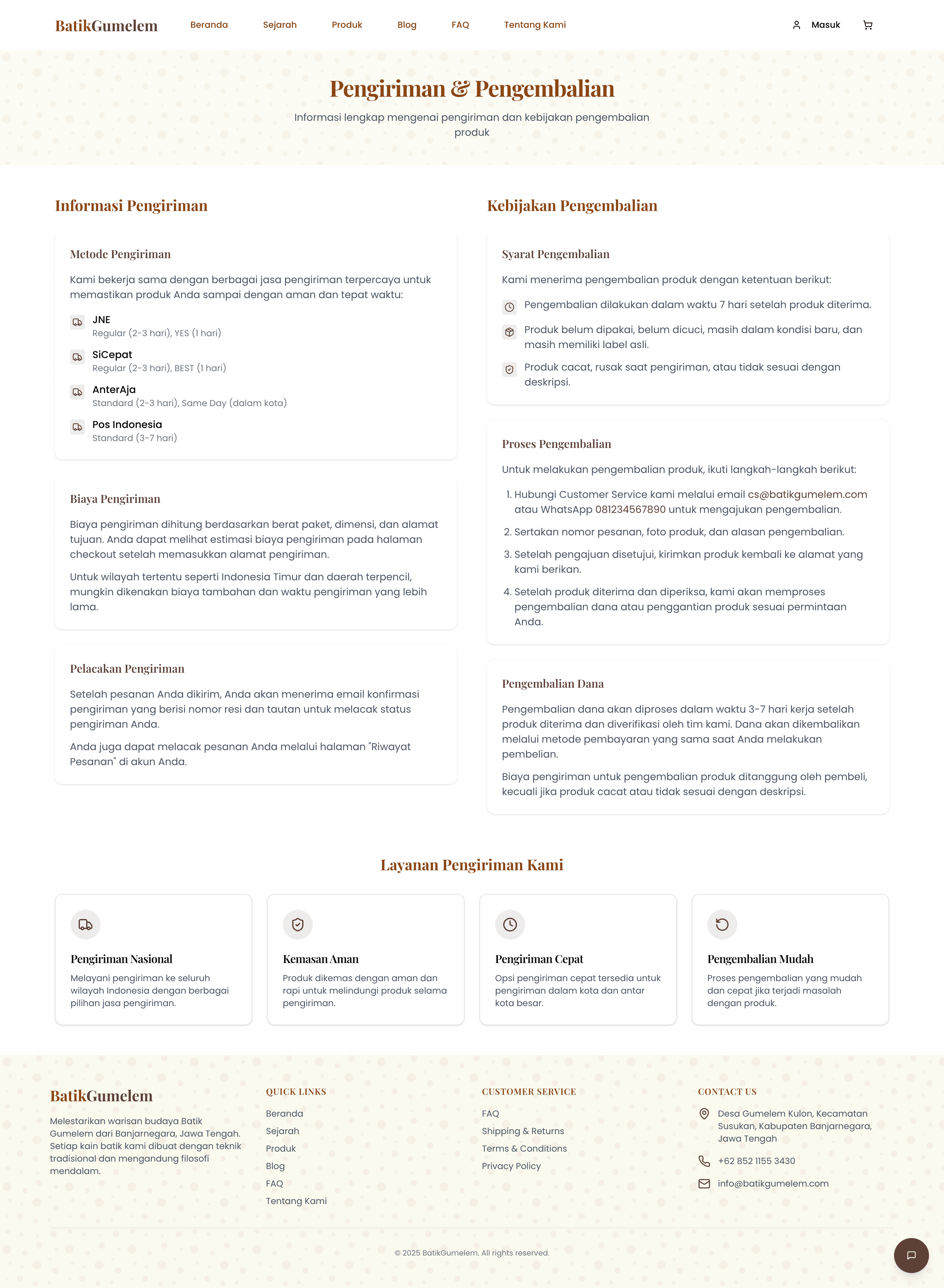 Batik Gumelem — Advanced E-Commerce Ecosystem visualization 6