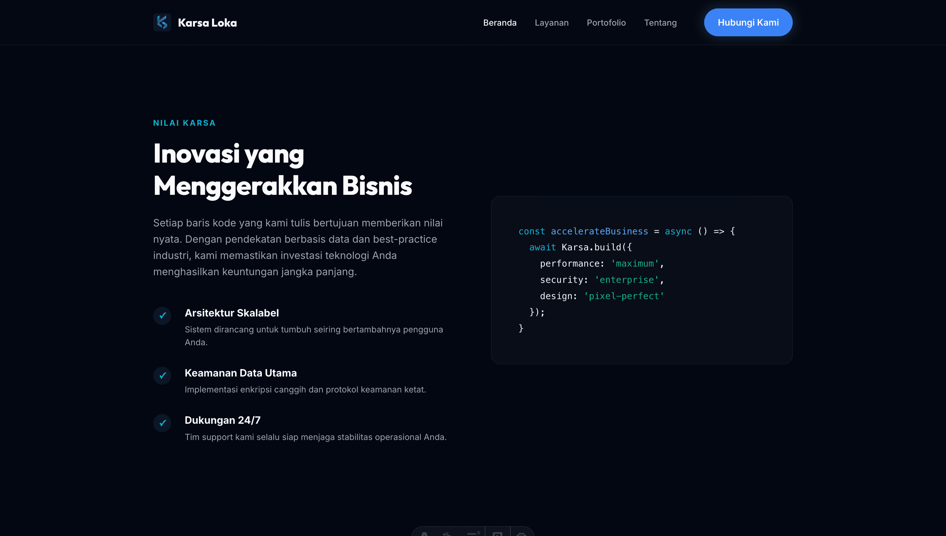 Karsaloka Marketplace — Agro-Industrial Platform visualization 2