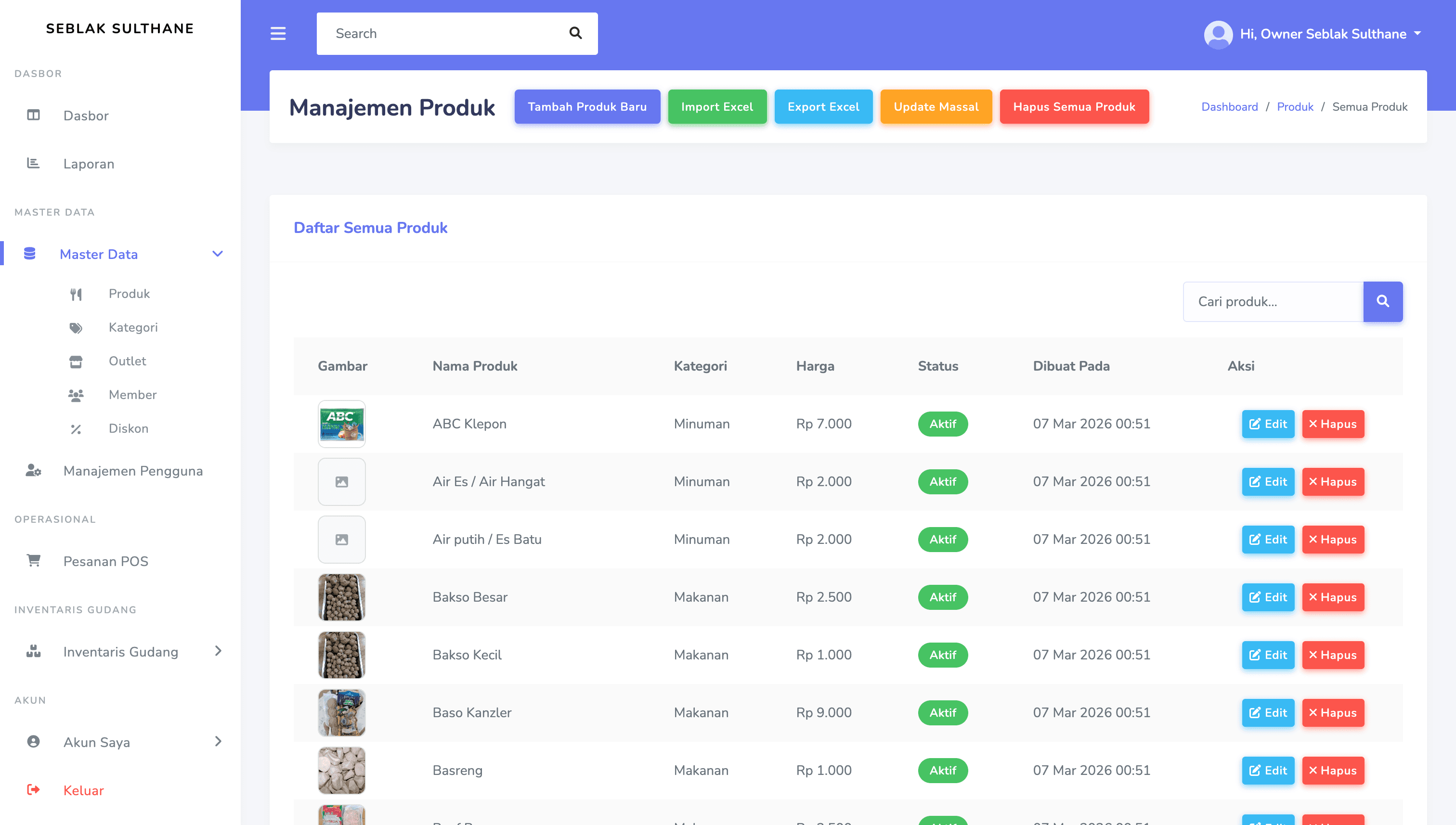 Seblak Sulthane — Integrated F&B POS Ecosystem visualization 3